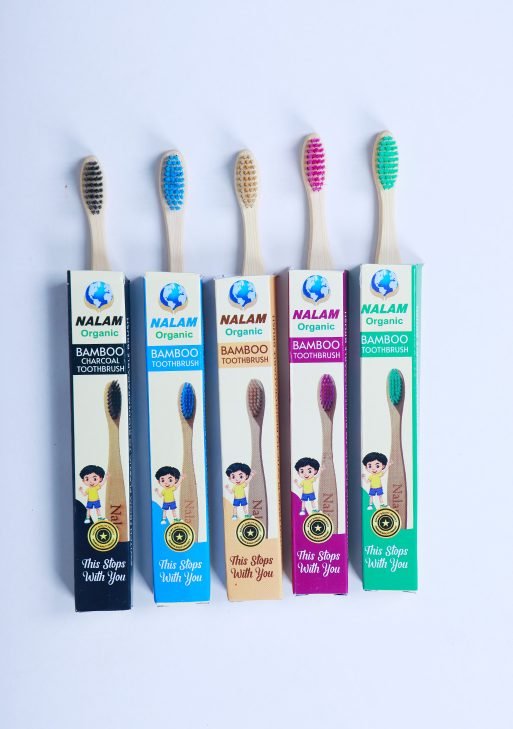 Bamboo organic kids tooth brush
