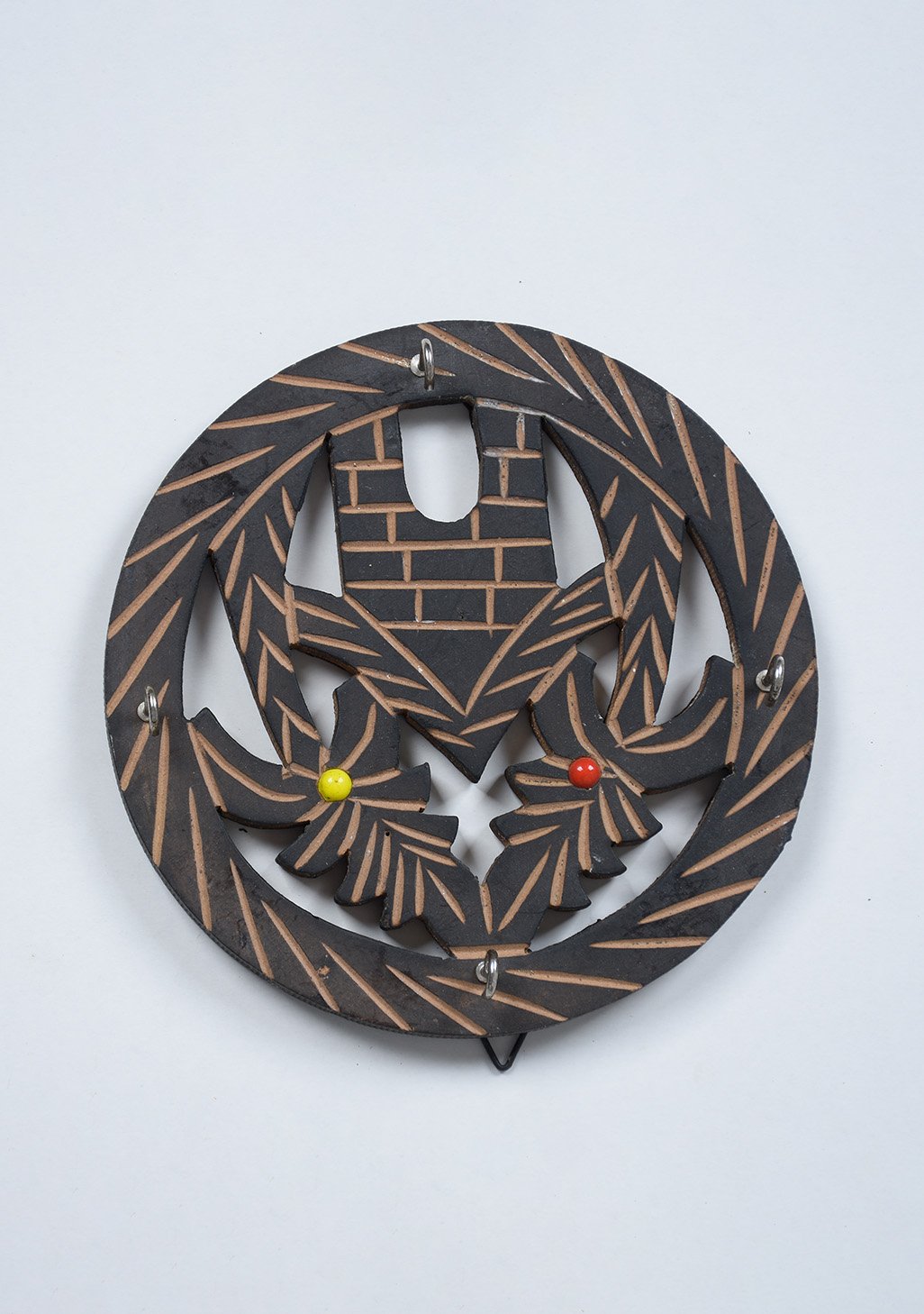Wooden key stand