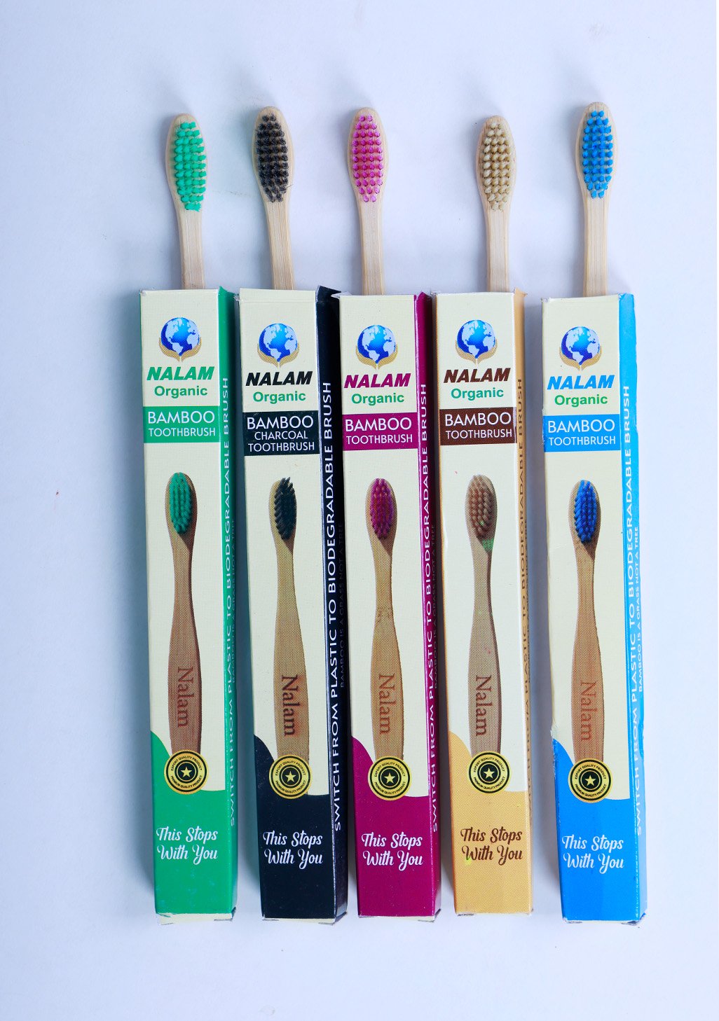 bamboo  organic adult tooth brush