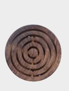 Wooden brain concentration ball game round model