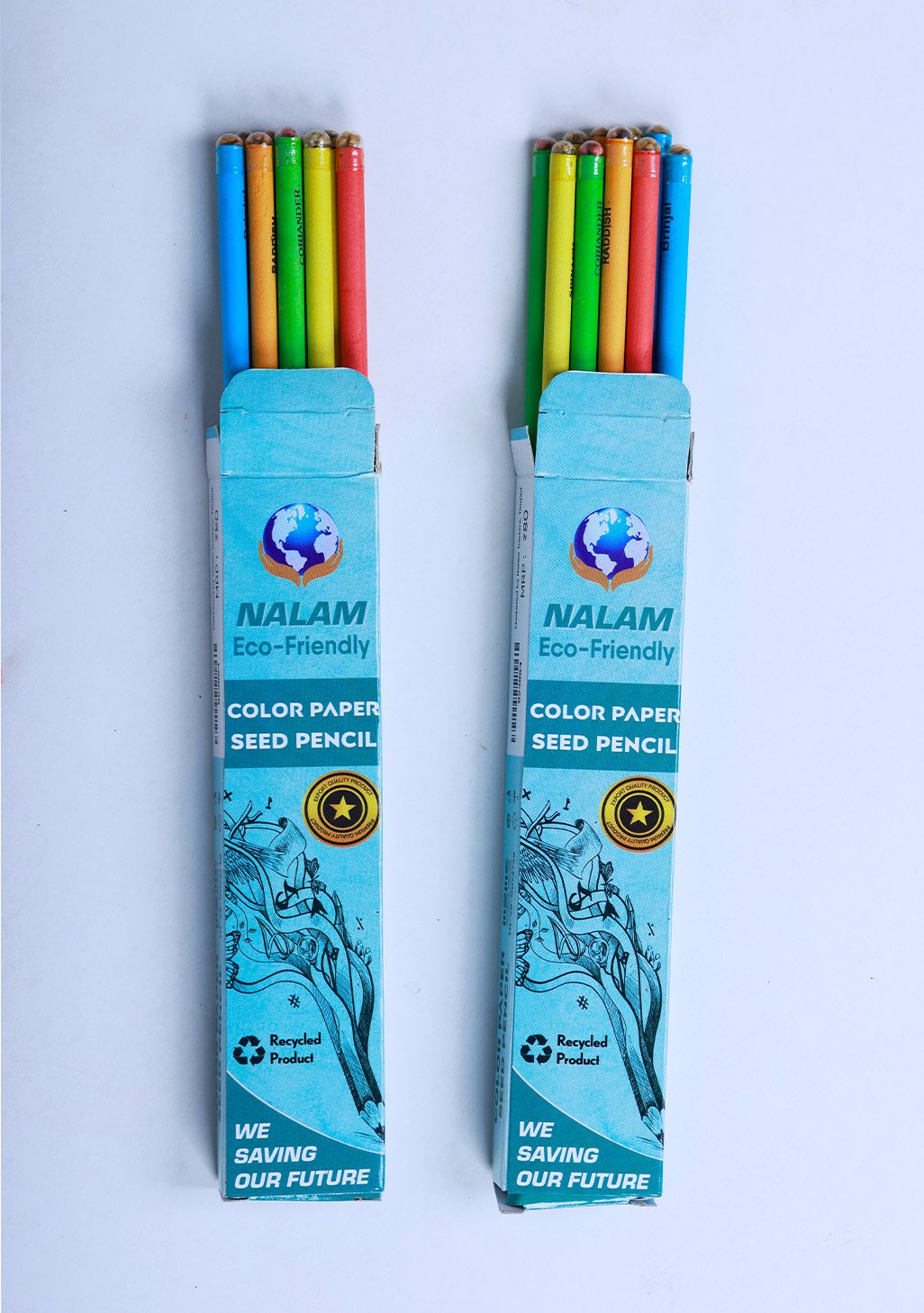 Organic seed paper pencil