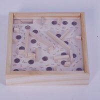Wooden brain concentration ball game -square model