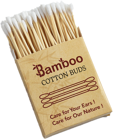 Bamboo ear buds