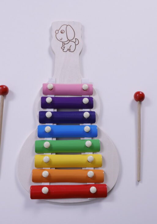 Wooden xylophone music instrument medium