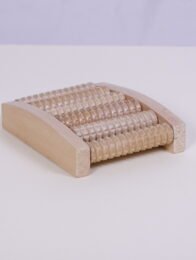 Wooden foot massage roller