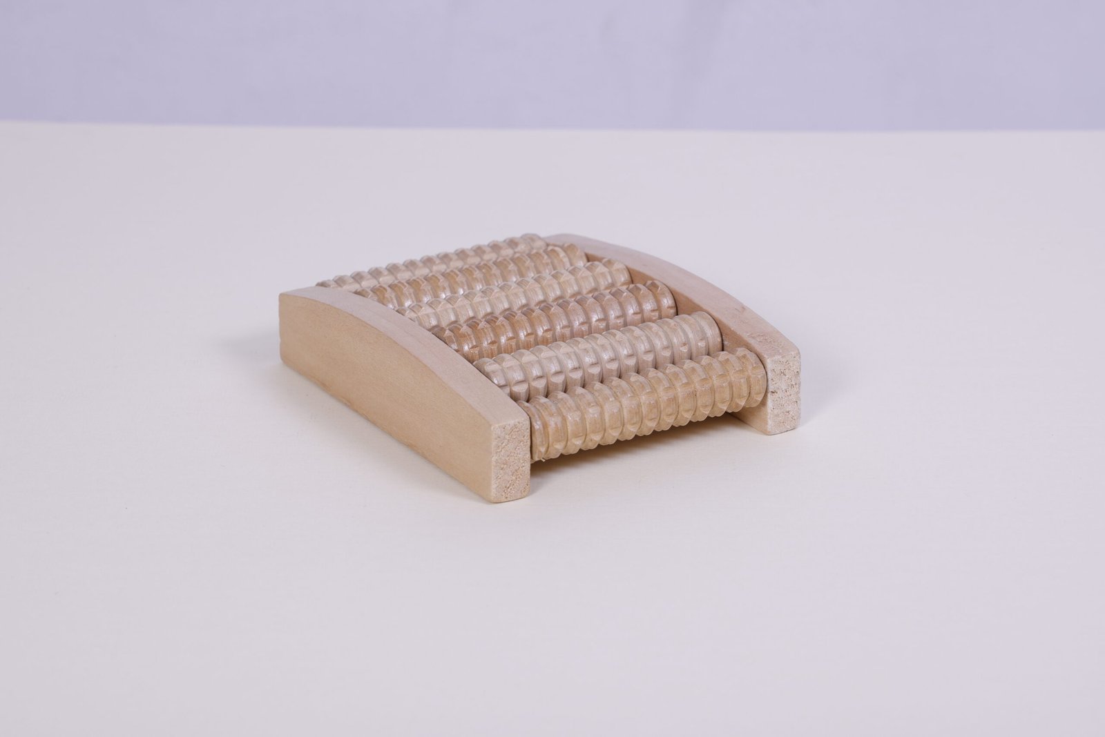 Wooden foot massage roller