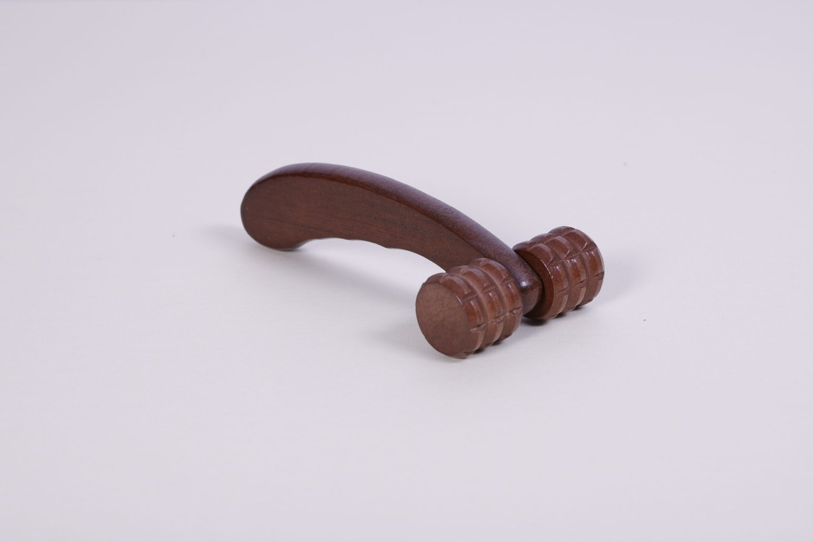Wooden handle body massage  two roller