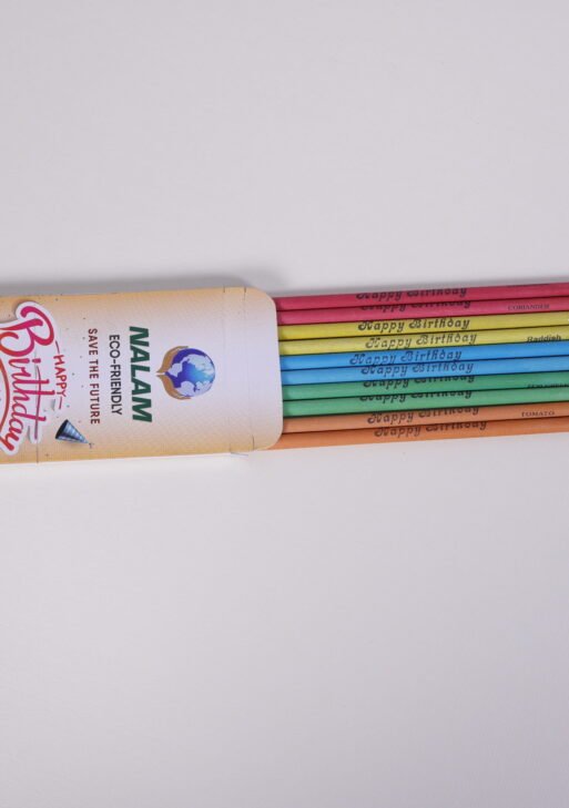 Happy birthday gift seed paper pencil