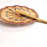 Bamboo foldable fan