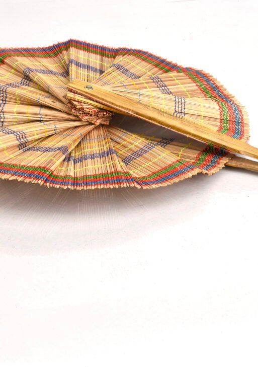 Bamboo foldable fan