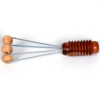 Wooden finger  massage instrument