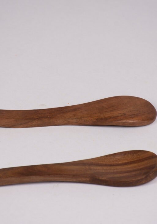 Wooden long spoon