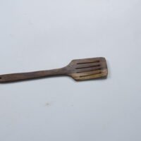 Wooden roasted ladle square model