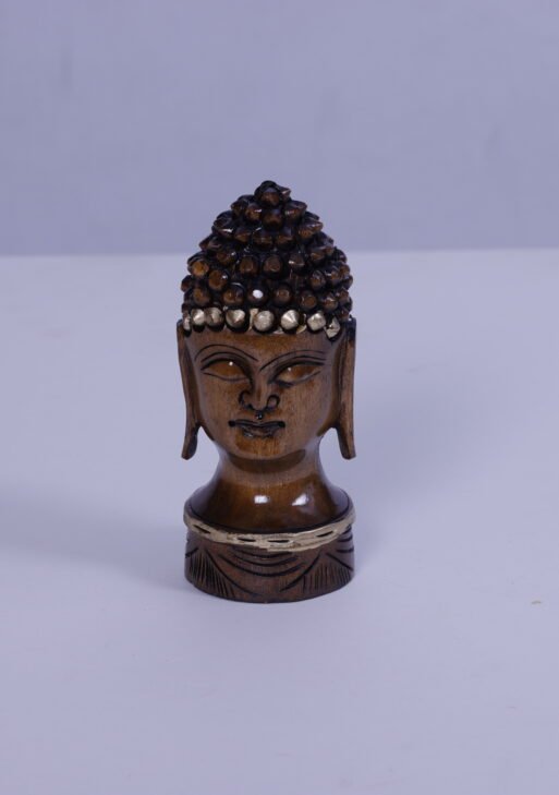 Wooden buddha statue
