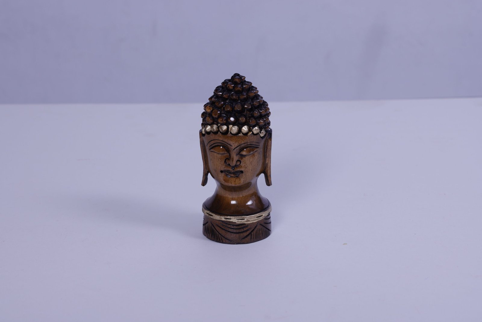 Wooden buddha statue