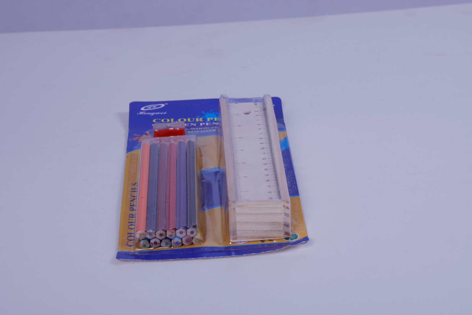 Wooden color pencil with wooden box