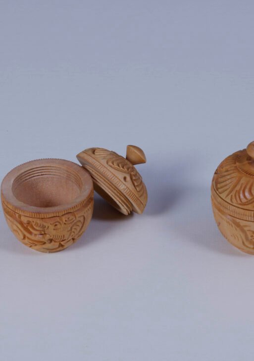 Wooden Kungumam Box Large