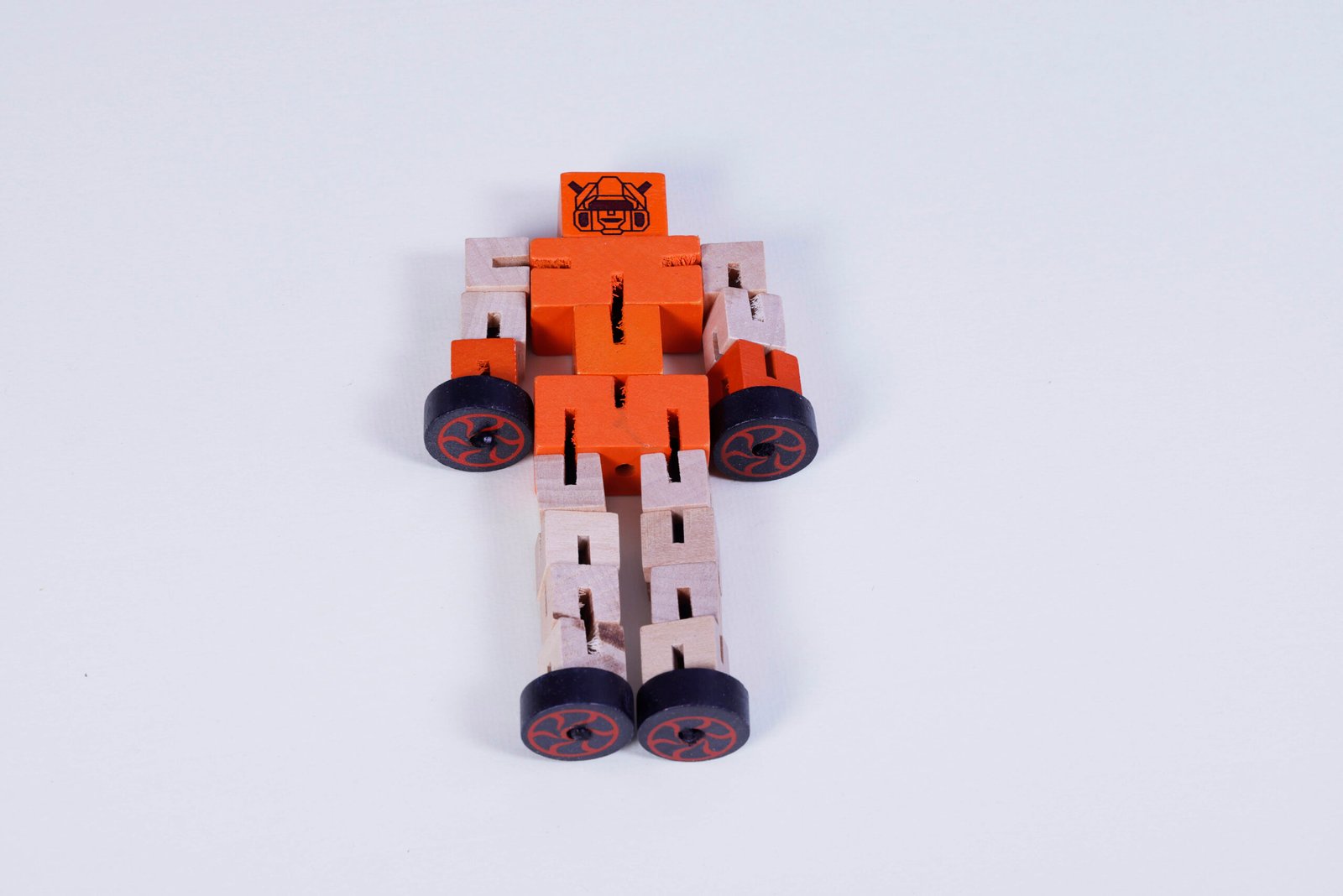 Wooden Robot Puzzle Match Toys