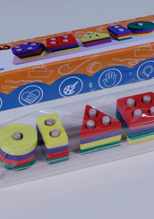 Wooden Five Set of Coloumn Toys
