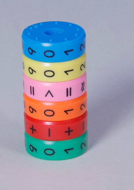 Wooden Maths Formula Rolling Education Toys