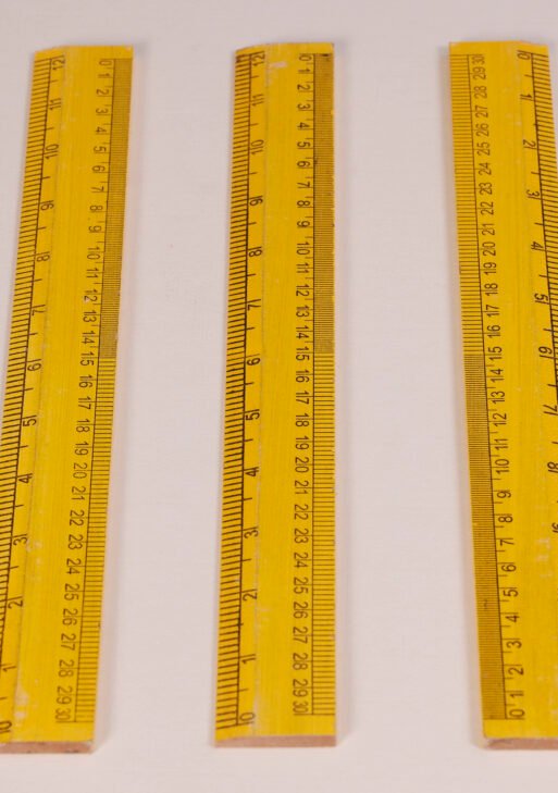 Wooden 1 Feet Yellow Rule Scale