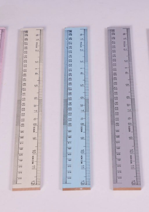 Wooden 1 Feet Color Rule Scale