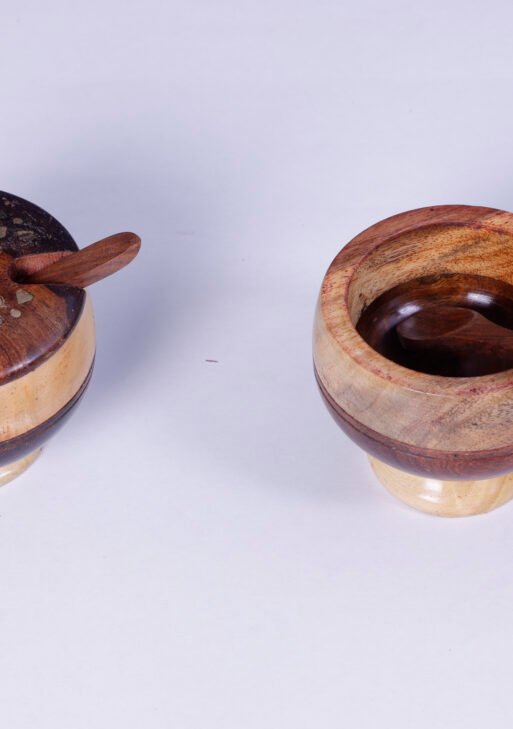 Wooden Multipurpose Jar With Stand