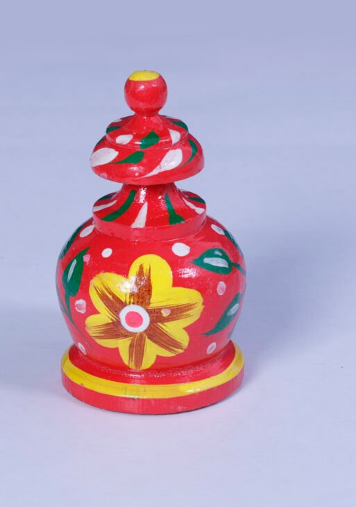 Wooden Color Kungumam Box