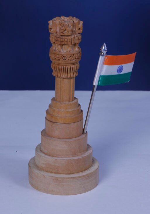 Wooden India Logo Stand