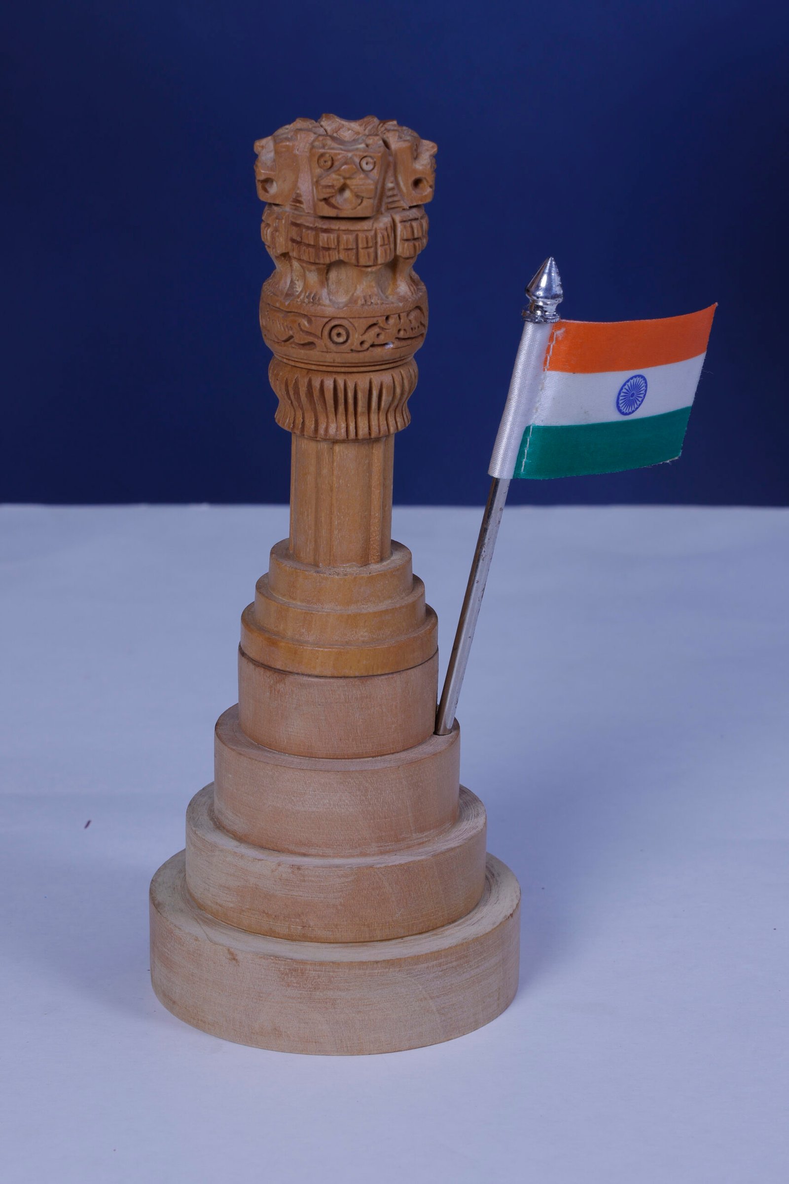 Wooden India Logo Stand