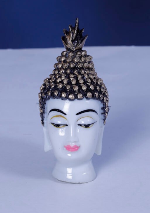 Buddha White With Gold