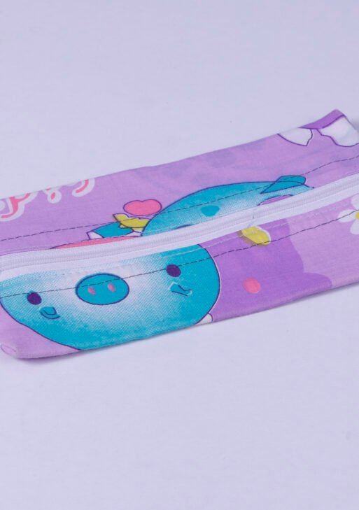 Cotton Money Purse With Zip