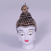 White Gold Buddha Statue