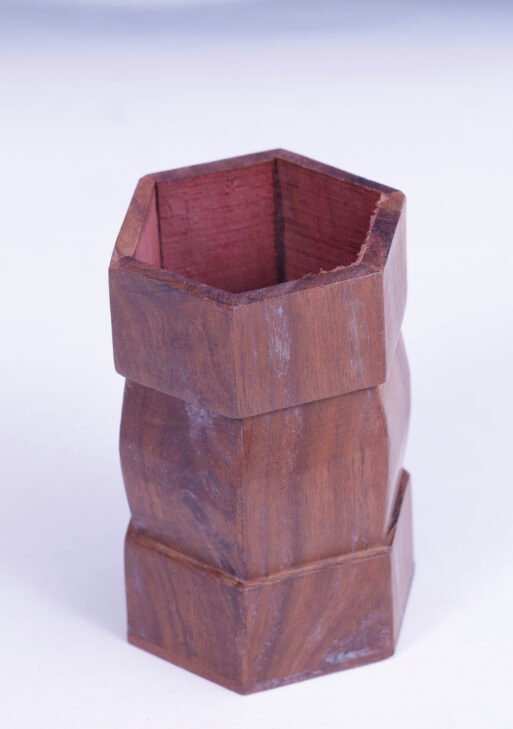 Wooden Diamond Pen Stand