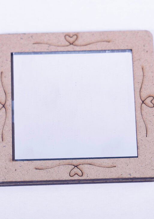 Wooden Pooja / Travel Mirror