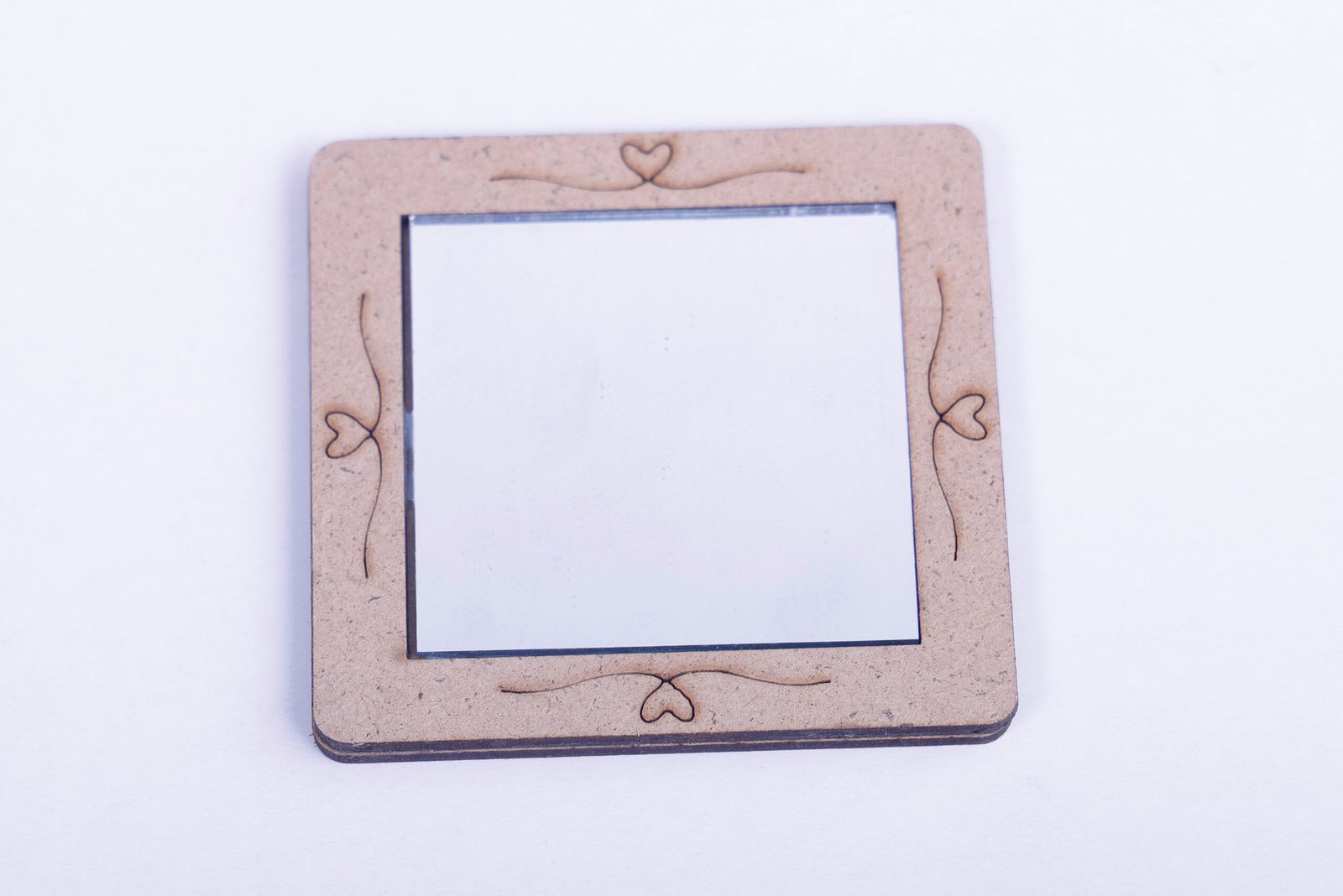 Wooden Pooja / Travel Mirror