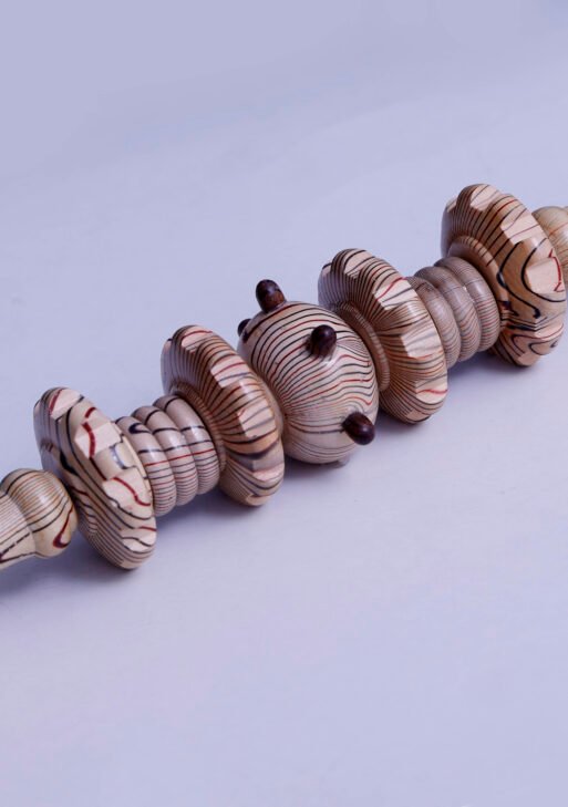 Wooden Back bone Roller Massager
