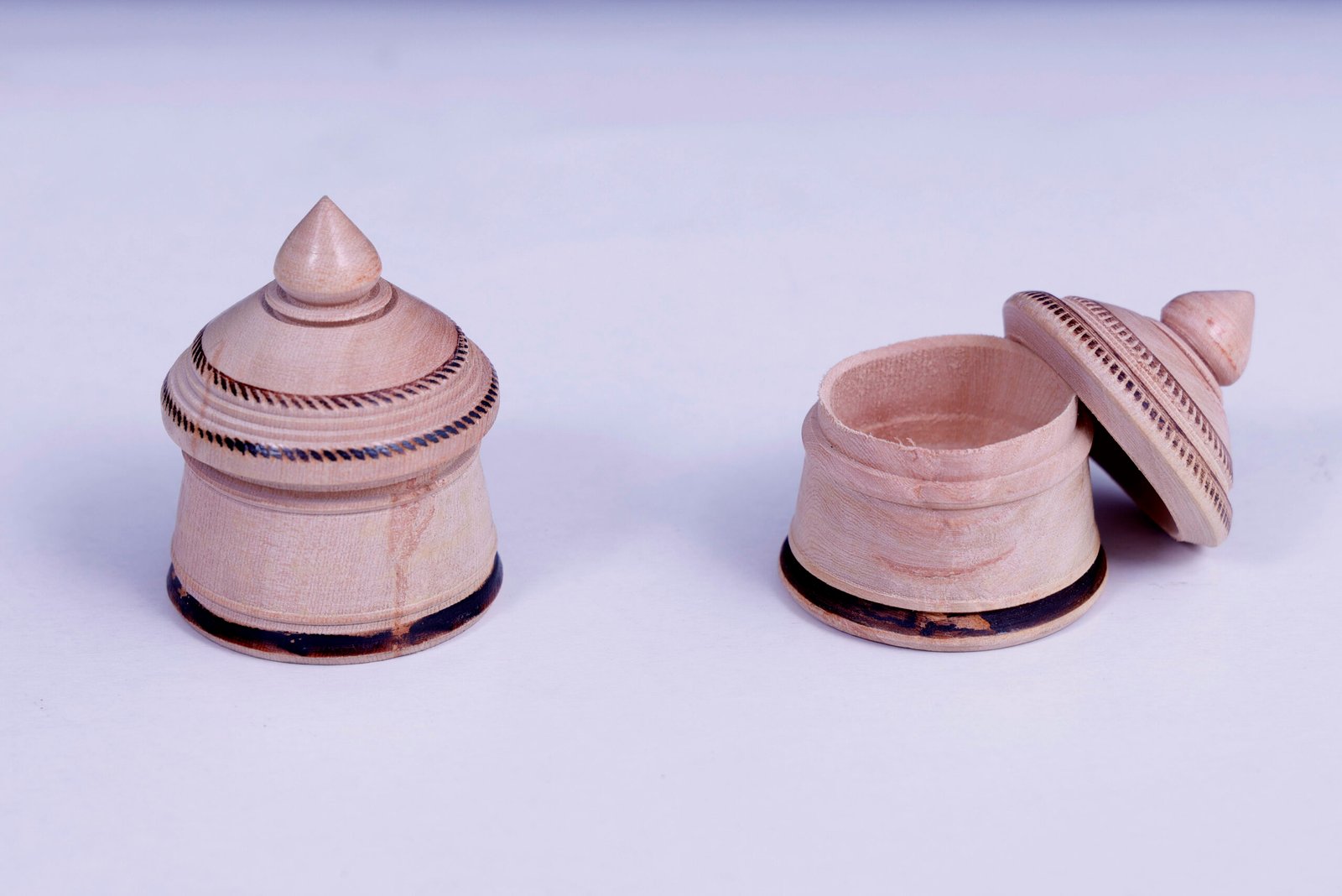 Wooden Small kungumam Box