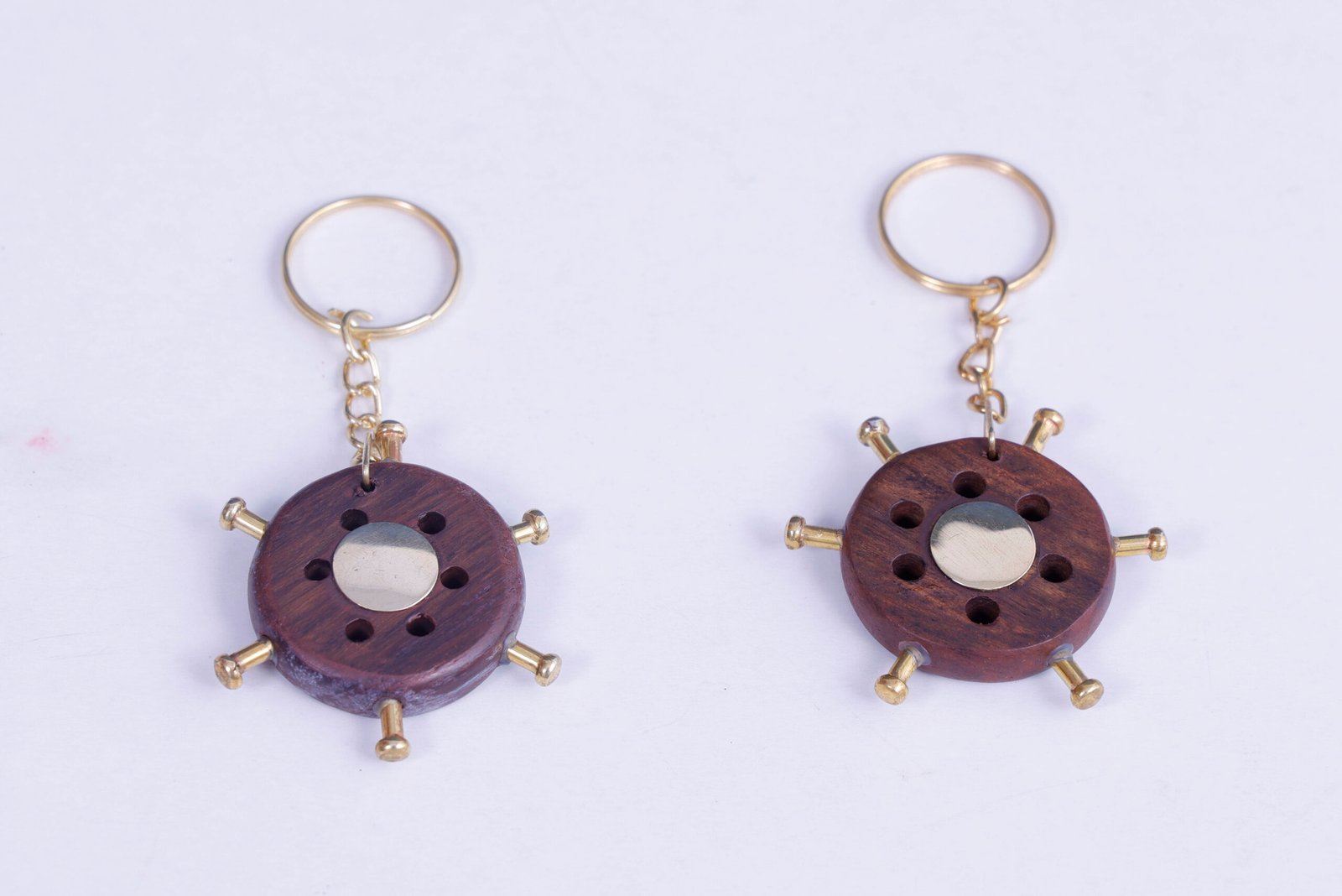 Wooden Star Key Chain