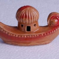 Ceramic Boat Statue