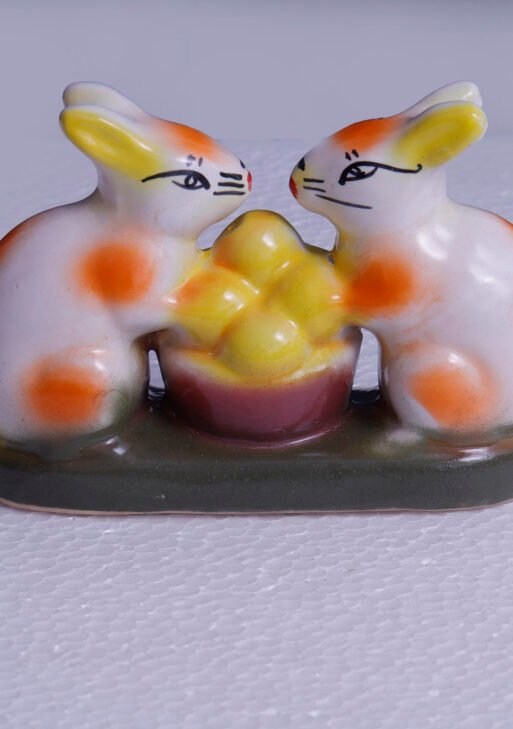 Ceramic Rabbit Pair
