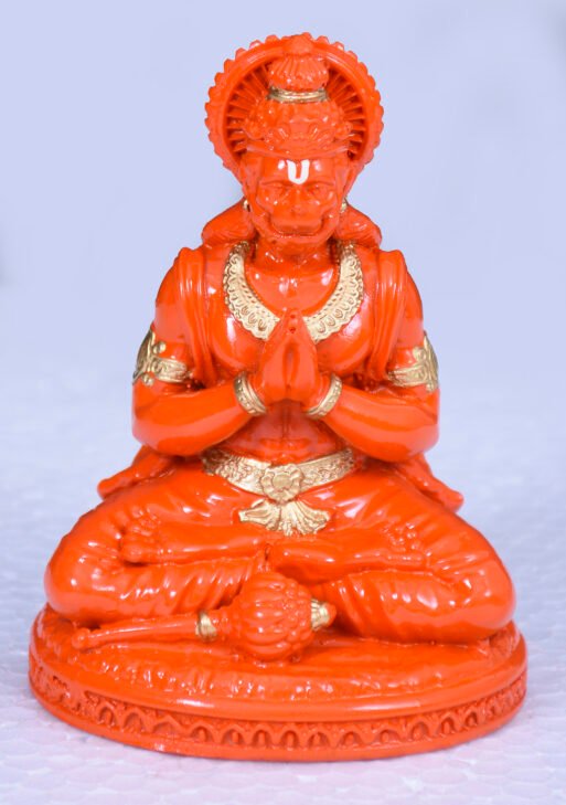 STONE ANJANEYAR STATUE