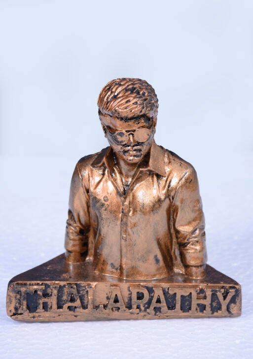 METAL CHIEF MINISTER VIJAY STATUE