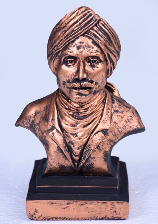 METAL BHARATHIYAR LARGE STATUE
