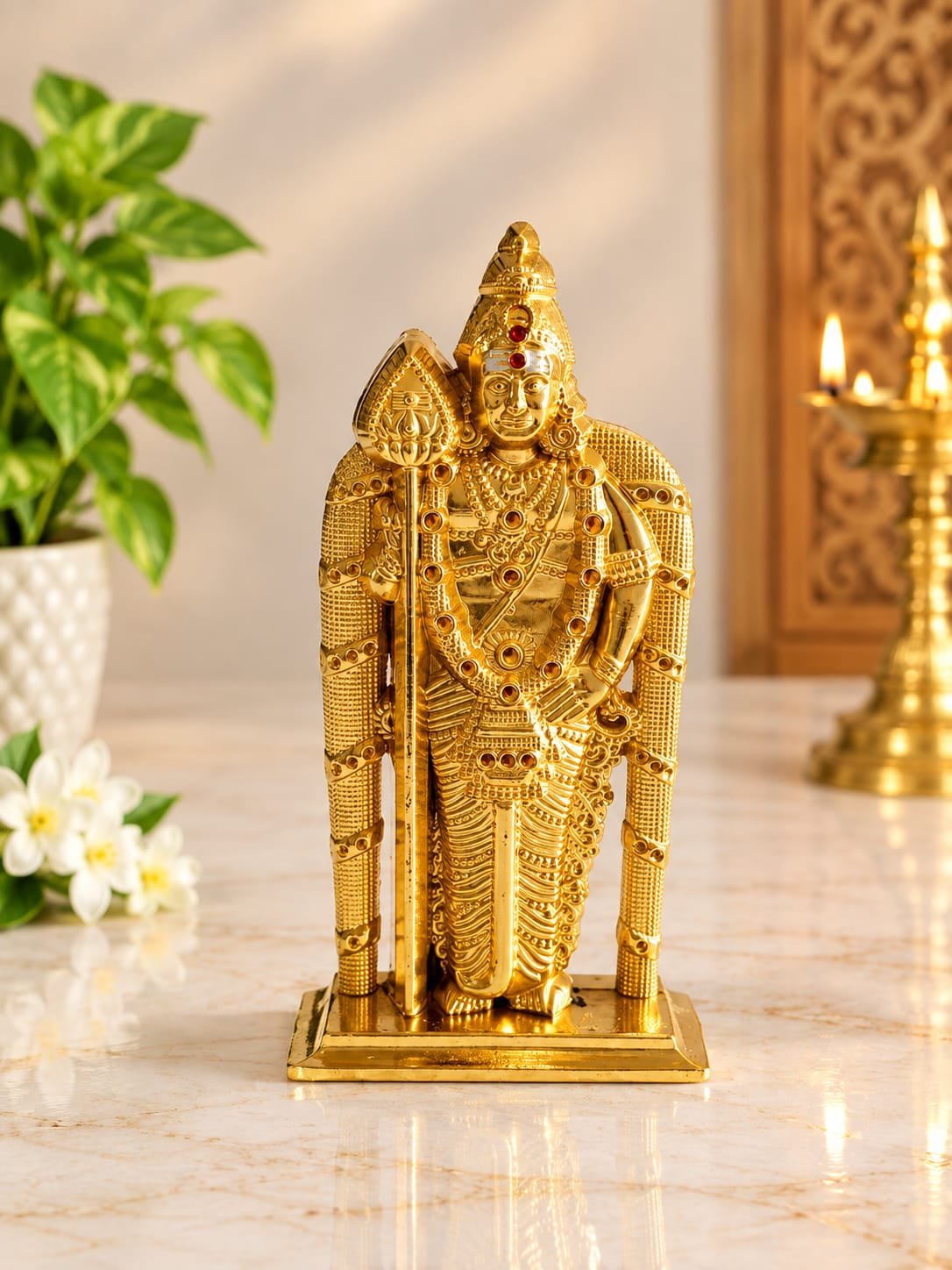 METAL MALESIA MURUGAN STATUE