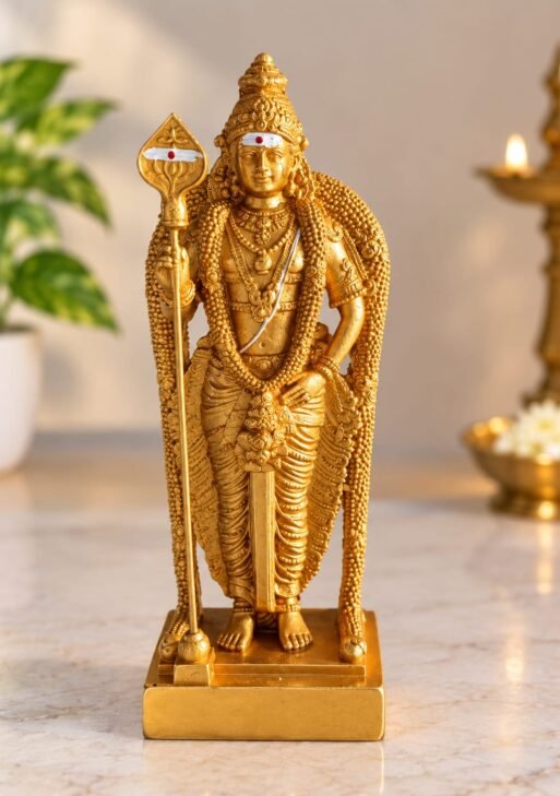 STONE MALESIA MURUGAN MEDIUM STATUE