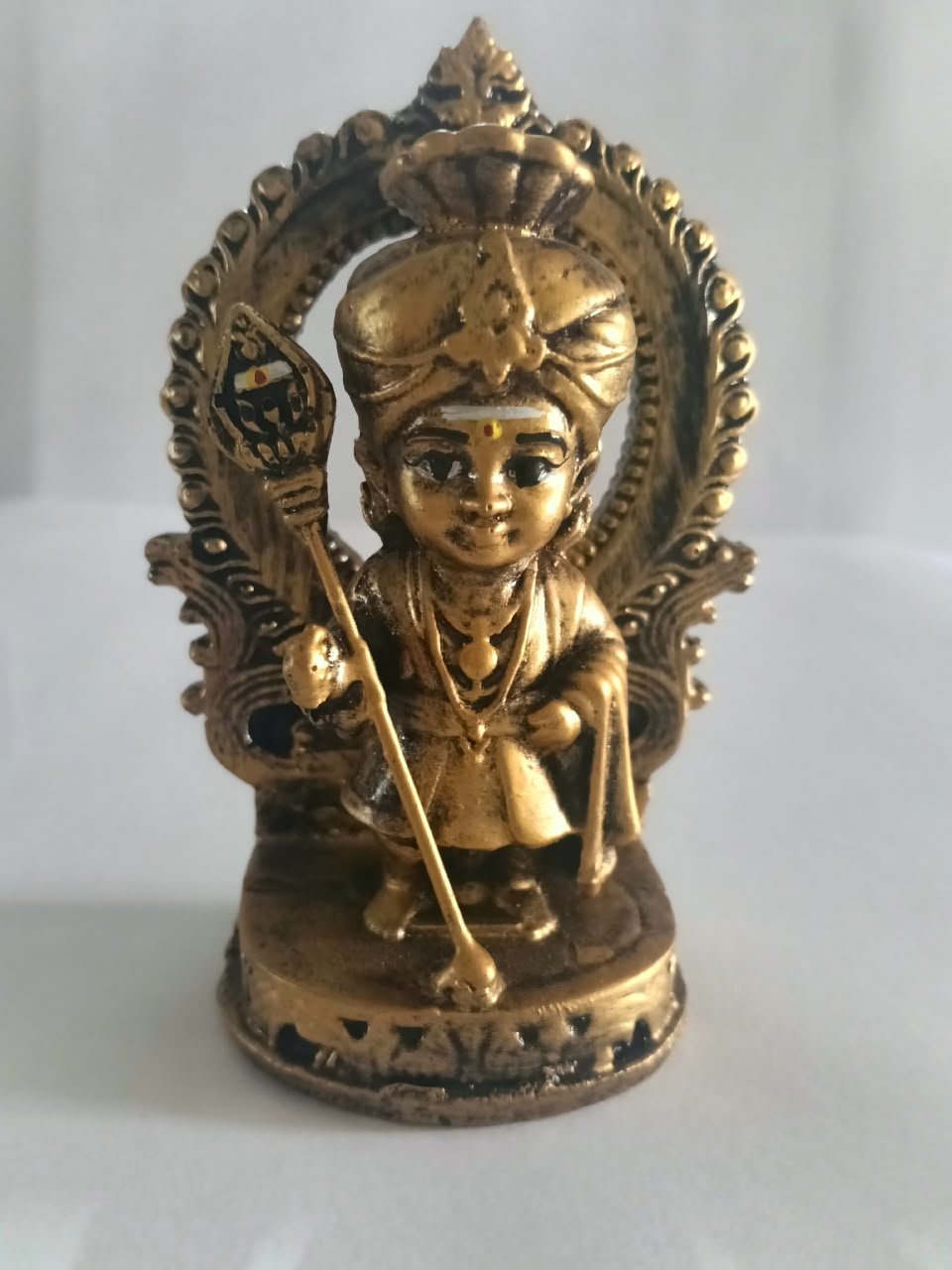 STONE ANTIQUE BABY MURUGAN STATUE