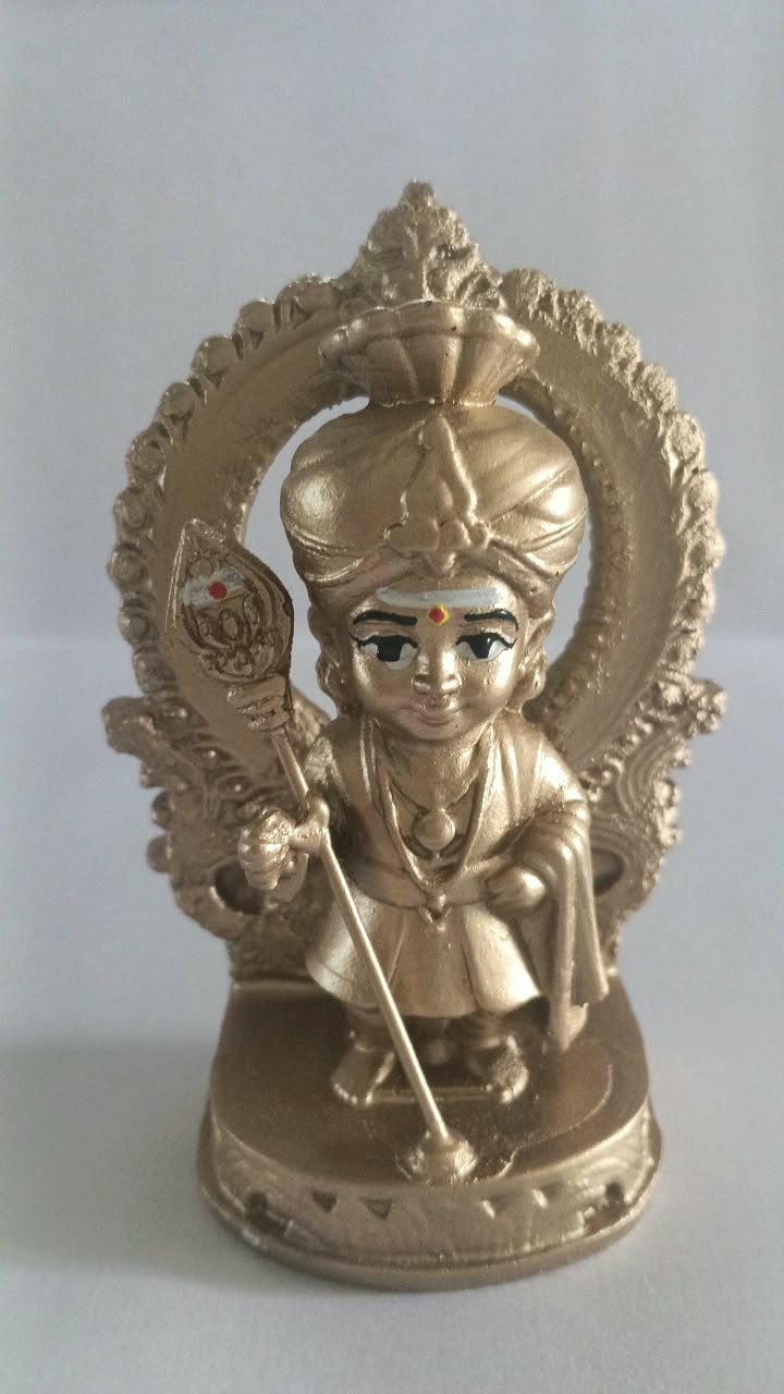 STONE GOLD BABY MURUGAN STATUE
