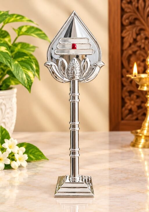 SILVER METAL LARGE VEL STATUE